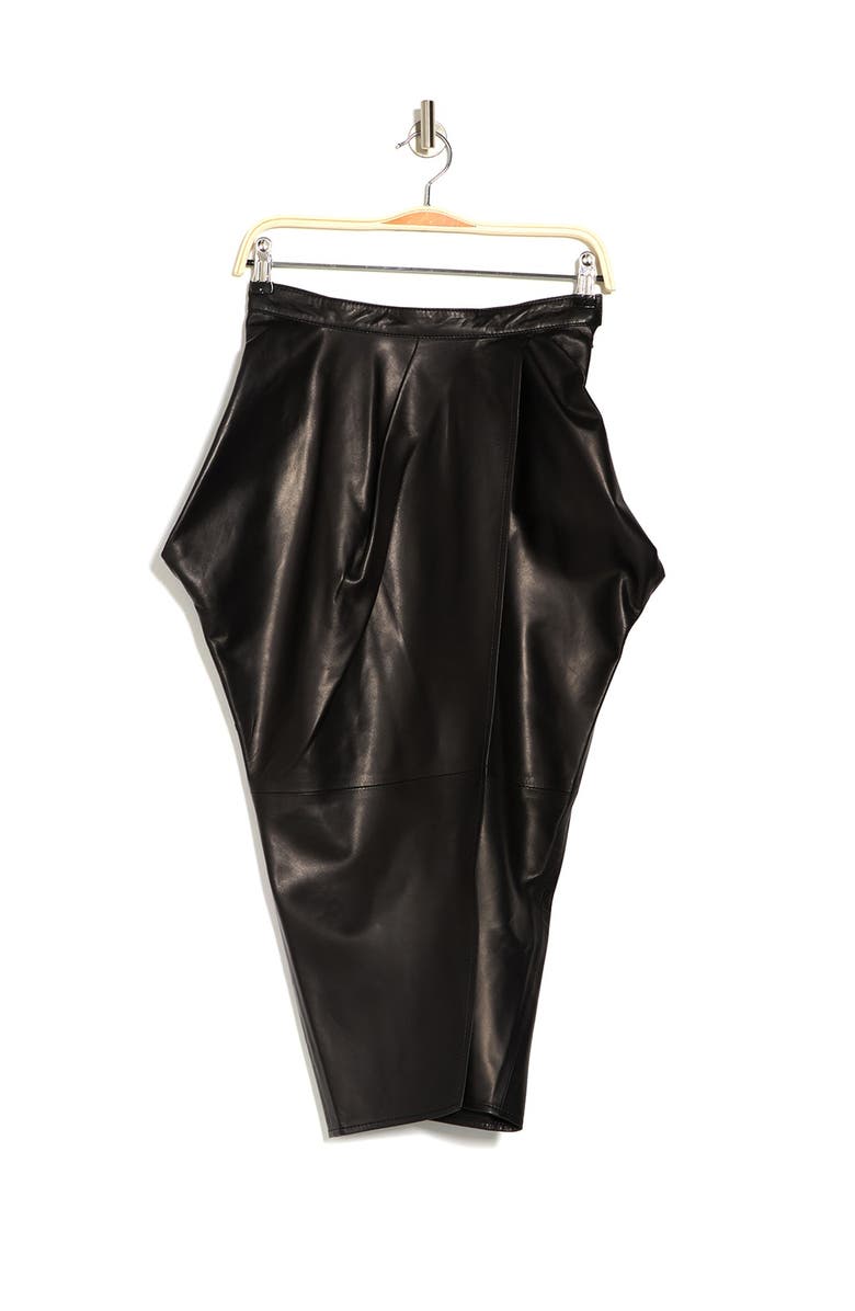 Proenza Schouler Leather Tulip Skirt, Alternate, color, 
