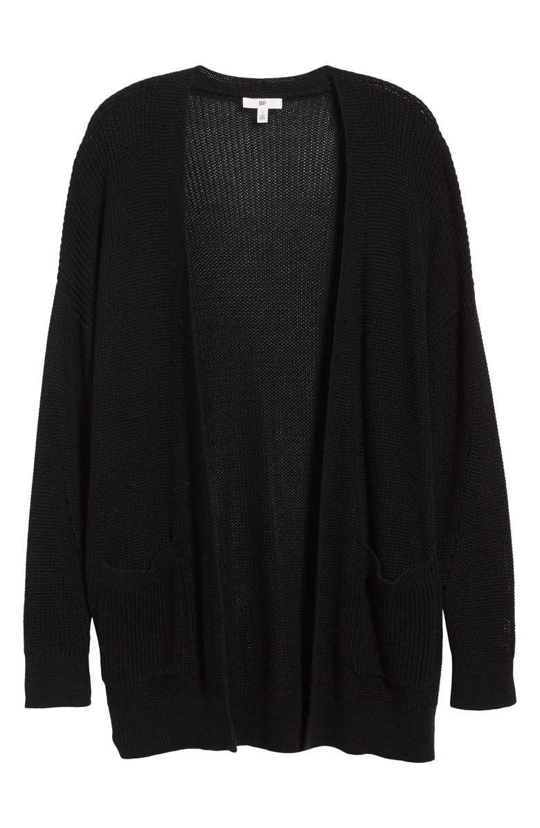 BP. Open Front Cotton Cardigan, Alternate, color,