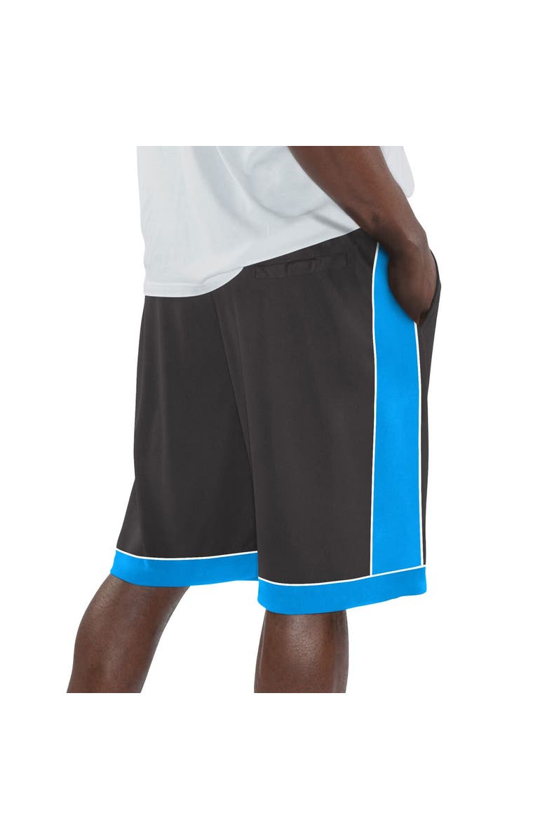 STARTER Men's Starter Black/Blue Carolina Panthers Fan Favorite Fashion Shorts, Alternate, color, Black