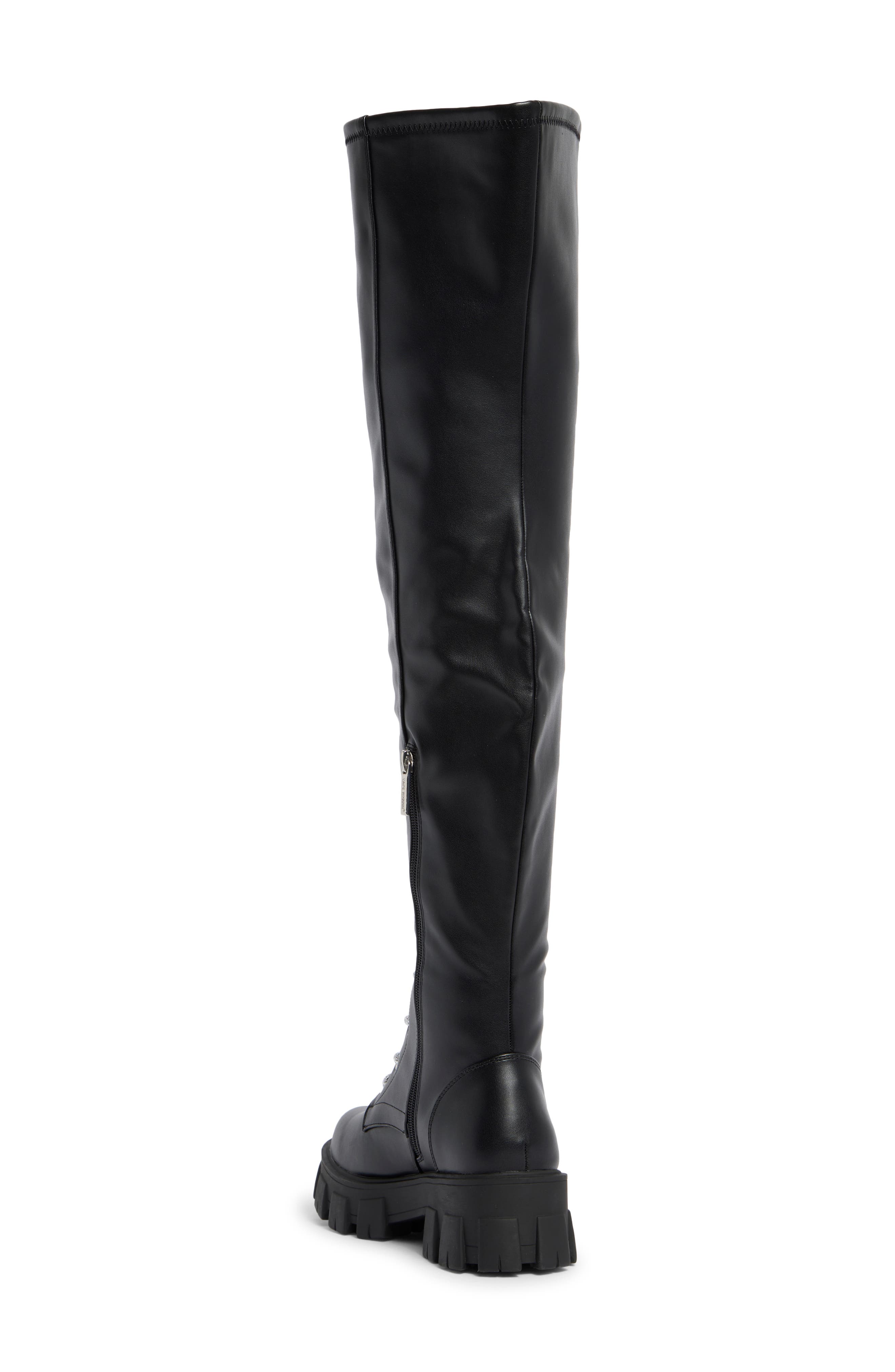 CAPE ROBBIN Boxi Lace-Up Tall Boot, Alternate, color, 