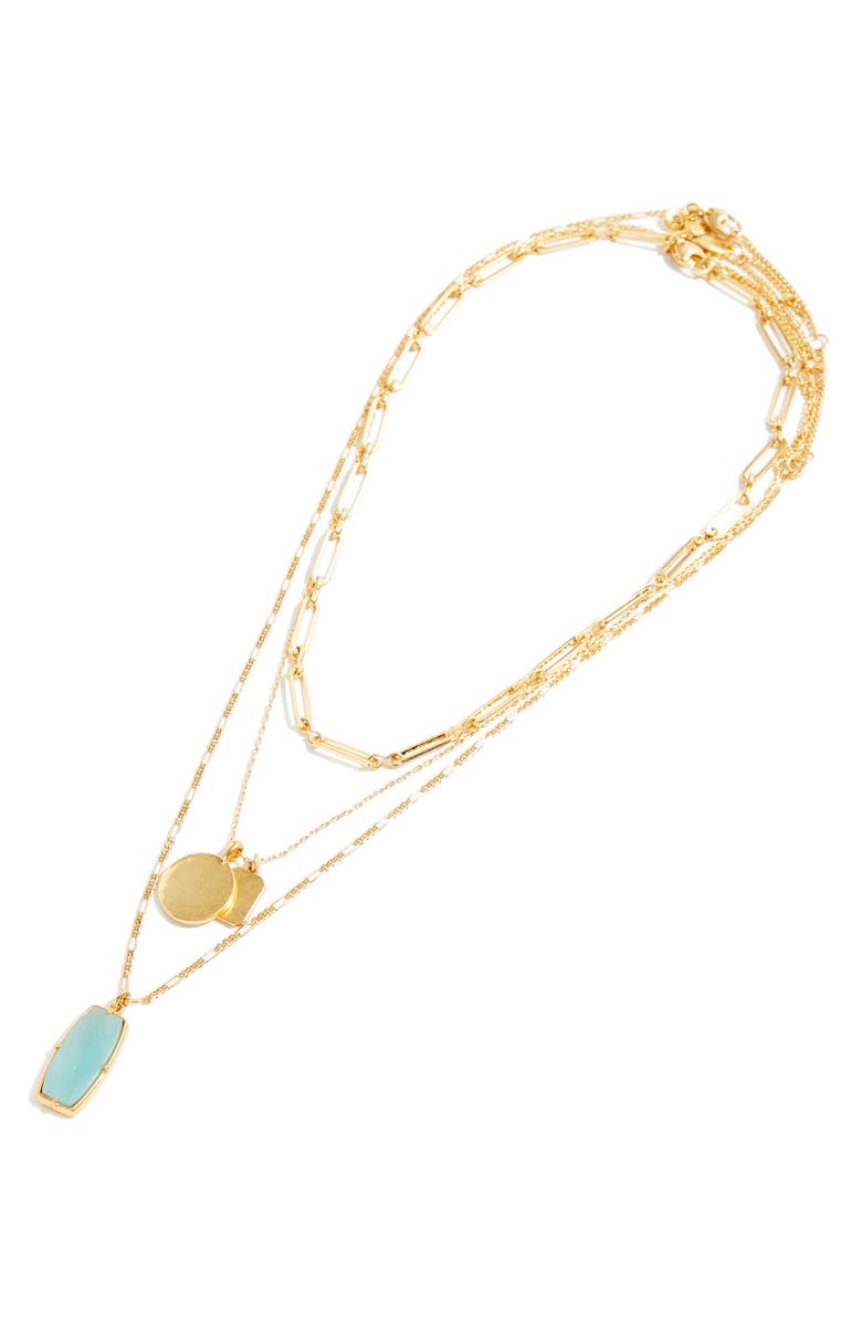 Madewell White Jade Necklace Set, Main, color,
