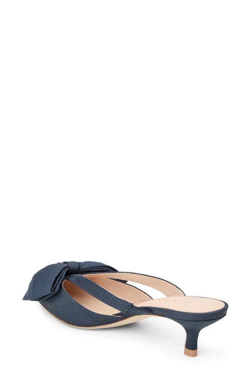 Jack Rogers Cynthia Bow Pointed Toe Mule In Indigo