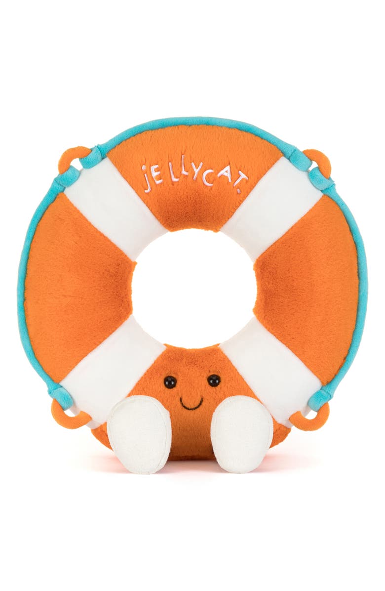 Jellycat Amuseables Life Ring Large Plushie, Main, color,