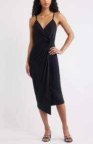 Open Edit Side Twist Midi Dress