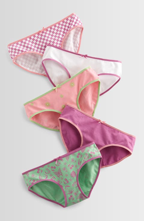 Kids' Assorted 5-Pack Hipster Briefs