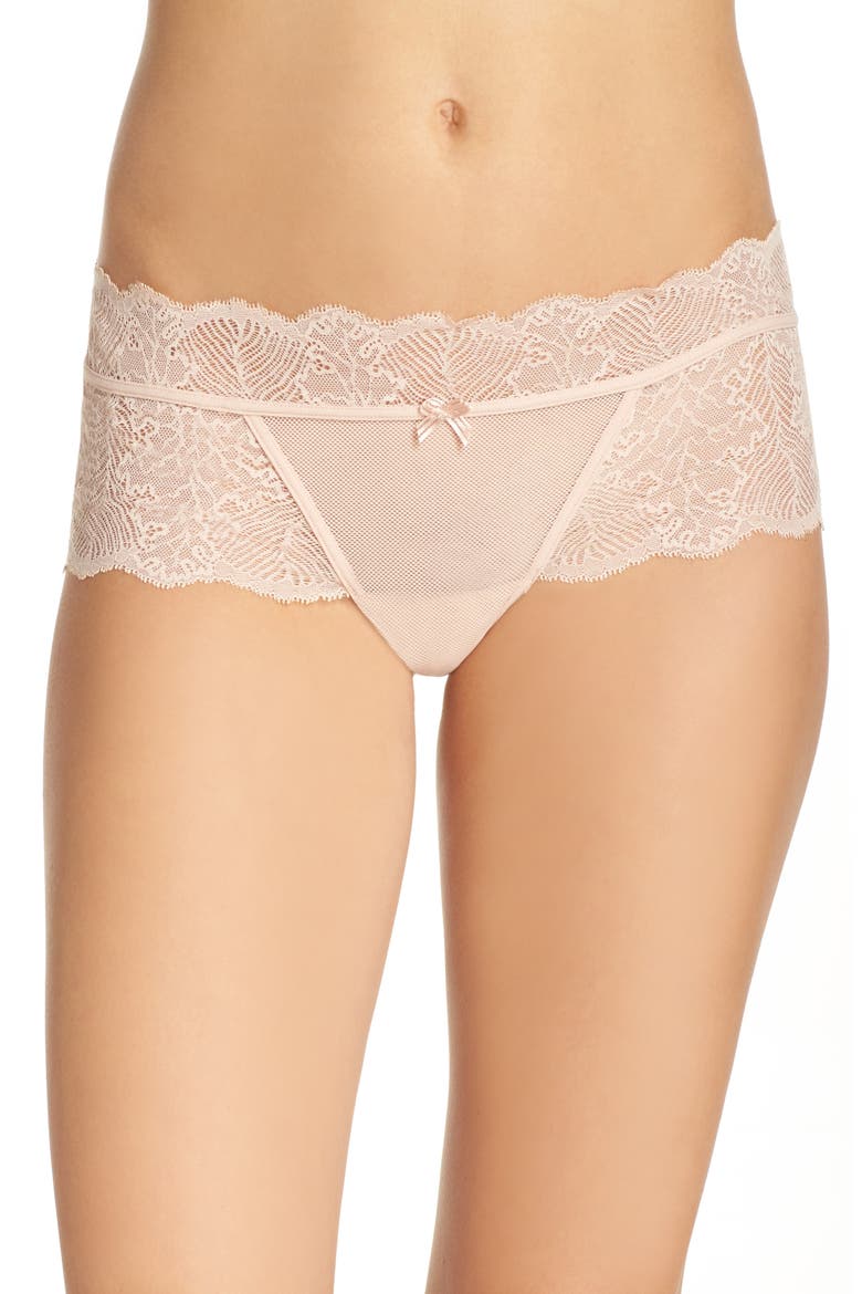 Lace Boyshorts, Main, color, CAMEO ROSE