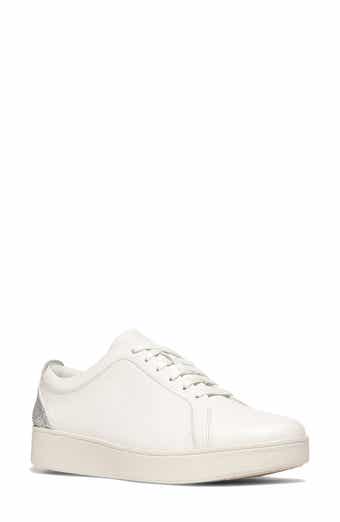 Rally Crystal Backtab Leather Sneaker