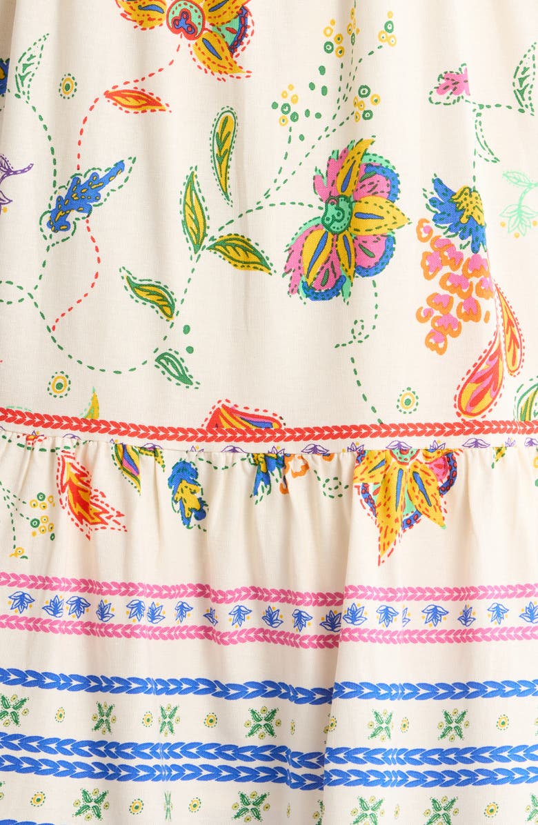 SUGARLIPS Miraflor Jenny Shift Minidress, Alternate, color, Ivory-Multi