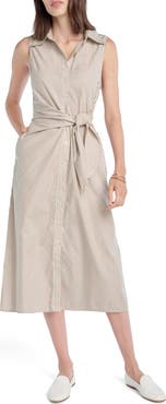 Favorite Daughter The Good Behavior Stripe Tie Waist Shirtdress