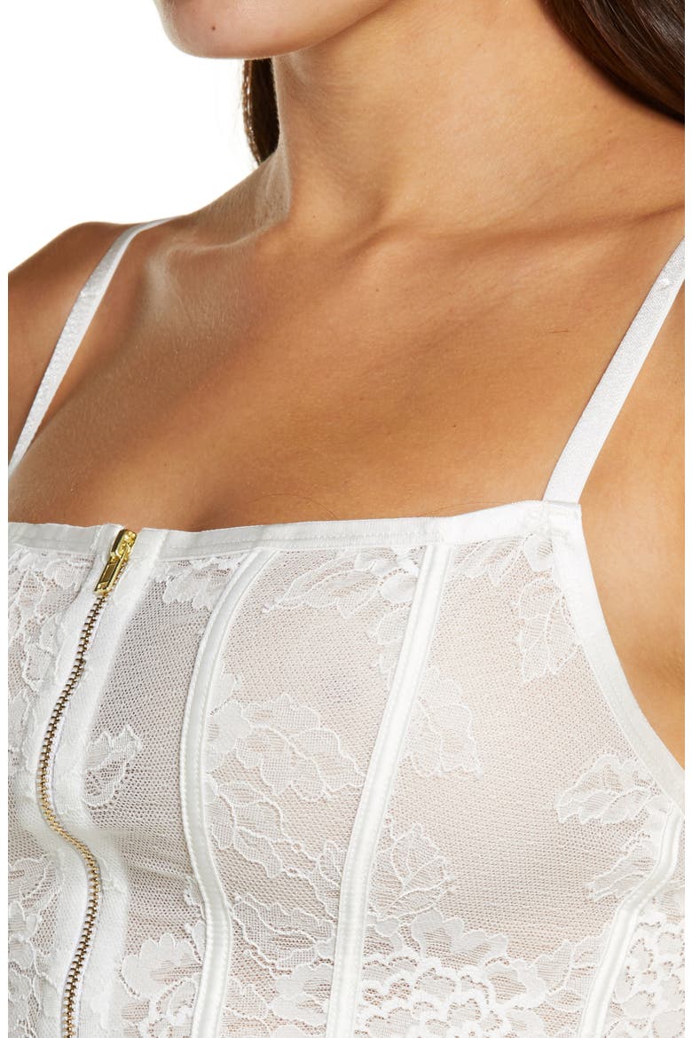 Femme Fatale Lace Corset, Alternate, color, WHITE