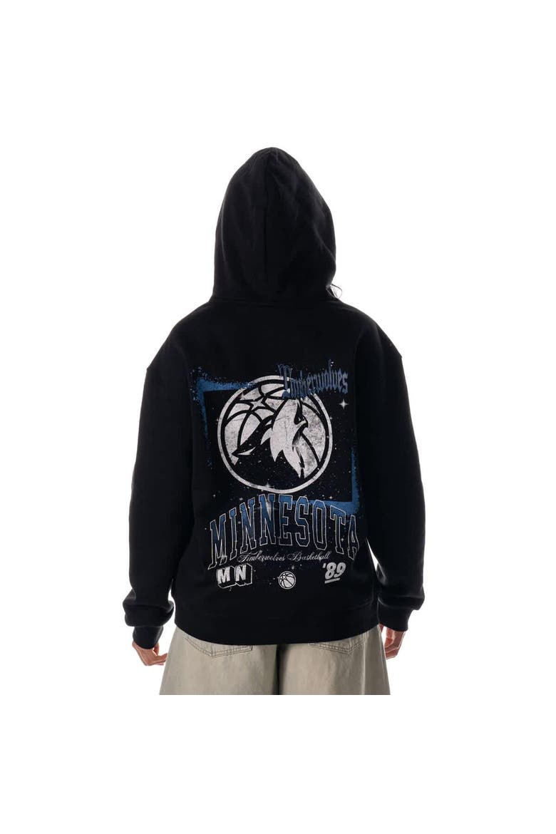 Unisex The Wild Collective Black Minnesota Timberwolves Splatter Premium Hoodie, Alternate, color, Black