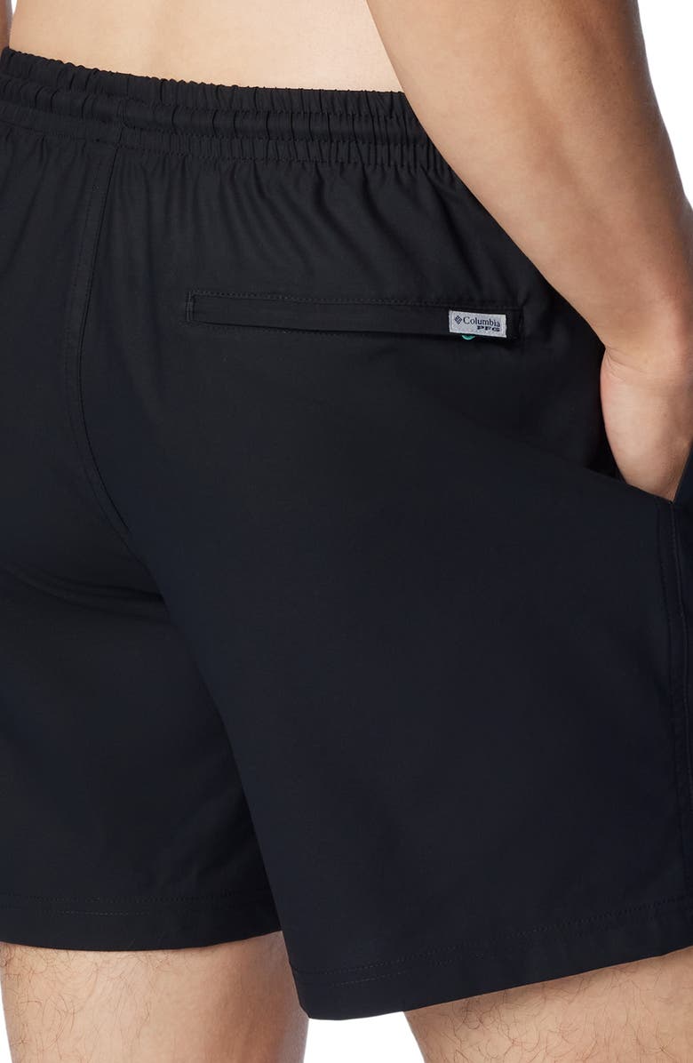 Columbia PFG Rambler<sup>™</sup> Performance Water Shorts, Alternate, color, Black