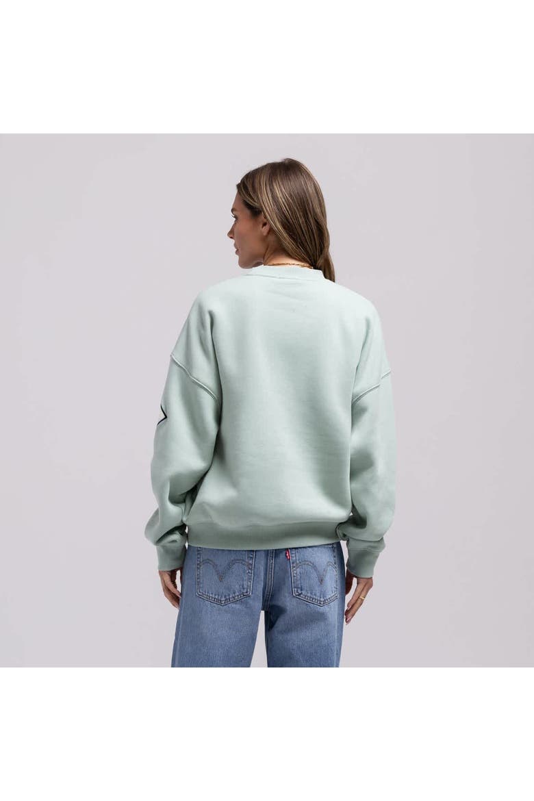 Women's Mitchell & Ness  Green Philadelphia Phillies Yacht Rock Sweatshirt, Alternate, color, Green