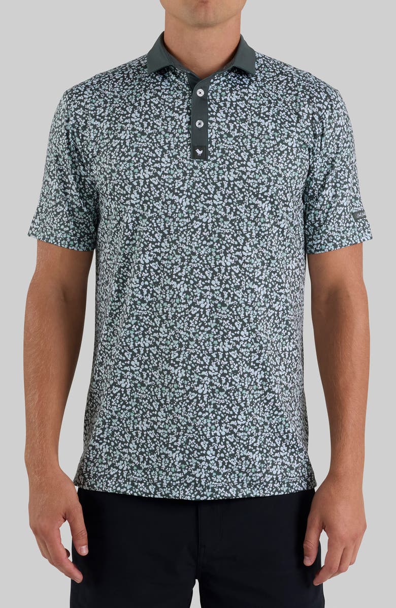 Bad Birdie Core Performance Polo, Alternate, color, Mini Mood - Washed Sage