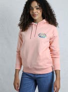 Weird Fish Back Print Popover Hoodie