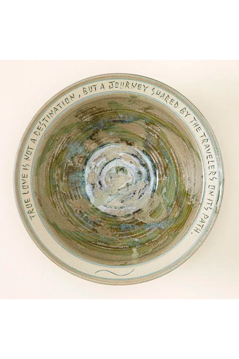 Journey of True Love Serving Bowl, Alternate, color, Light Grey