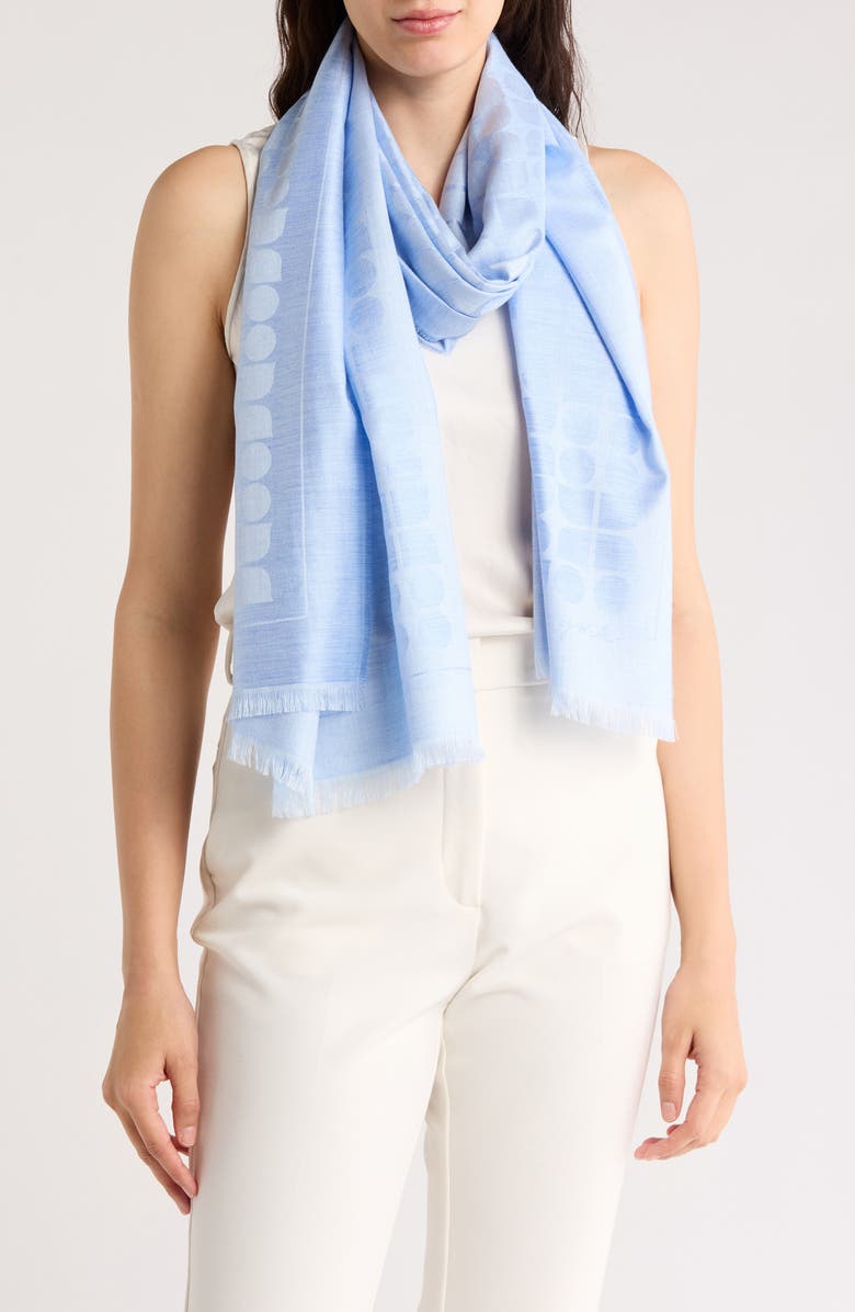 Kate Spade New York noelle jacquard oblong scarf, Main, color,