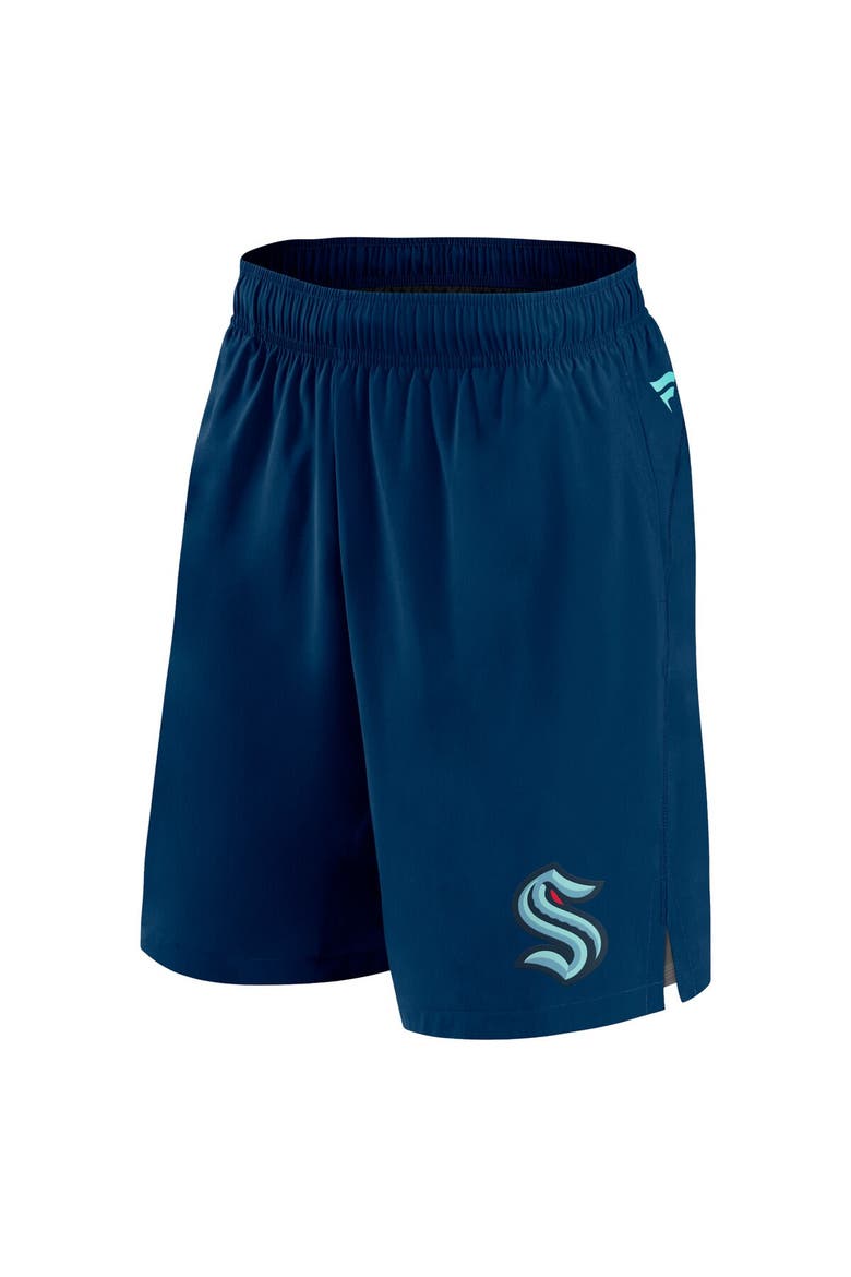 Men's Fanatics Branded  Deep Sea Blue Seattle Kraken Authentic Pro Tech Shorts, Alternate, color, Navy