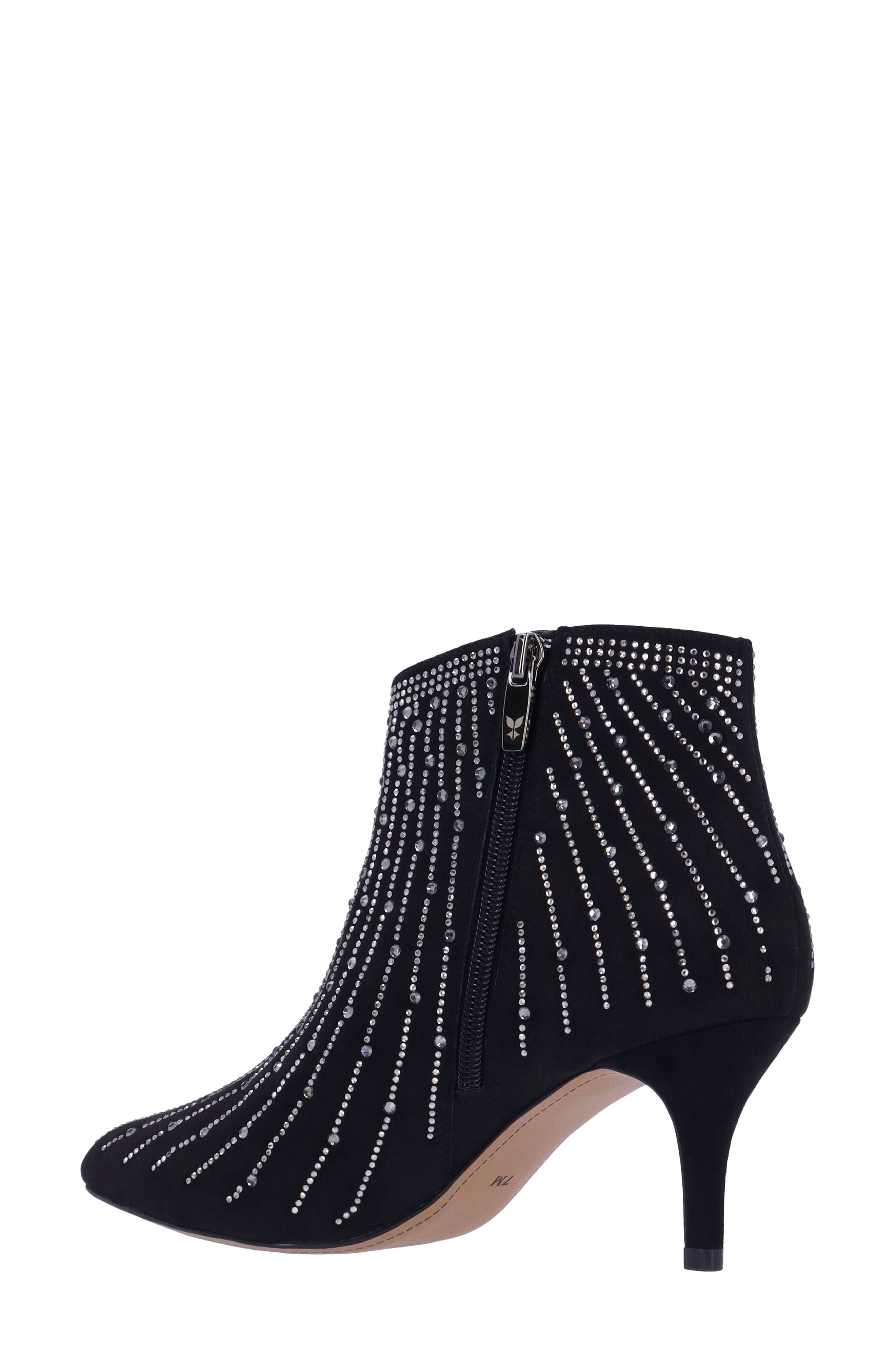 J. Reneé Alannis Pointed Toe Bootie, Alternate, color, Black
