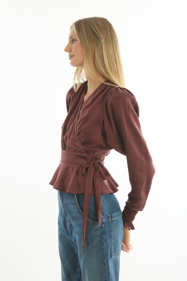 Hailey Top, Alternate, color, Mulberry