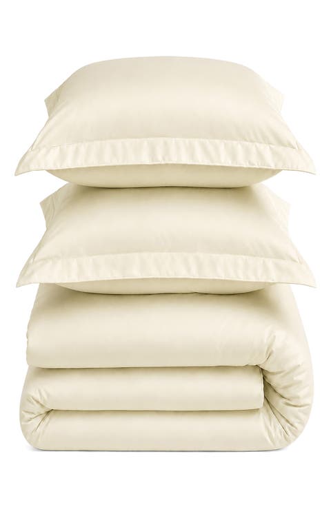 300 Thread Count Rayon Duvet Cover Set