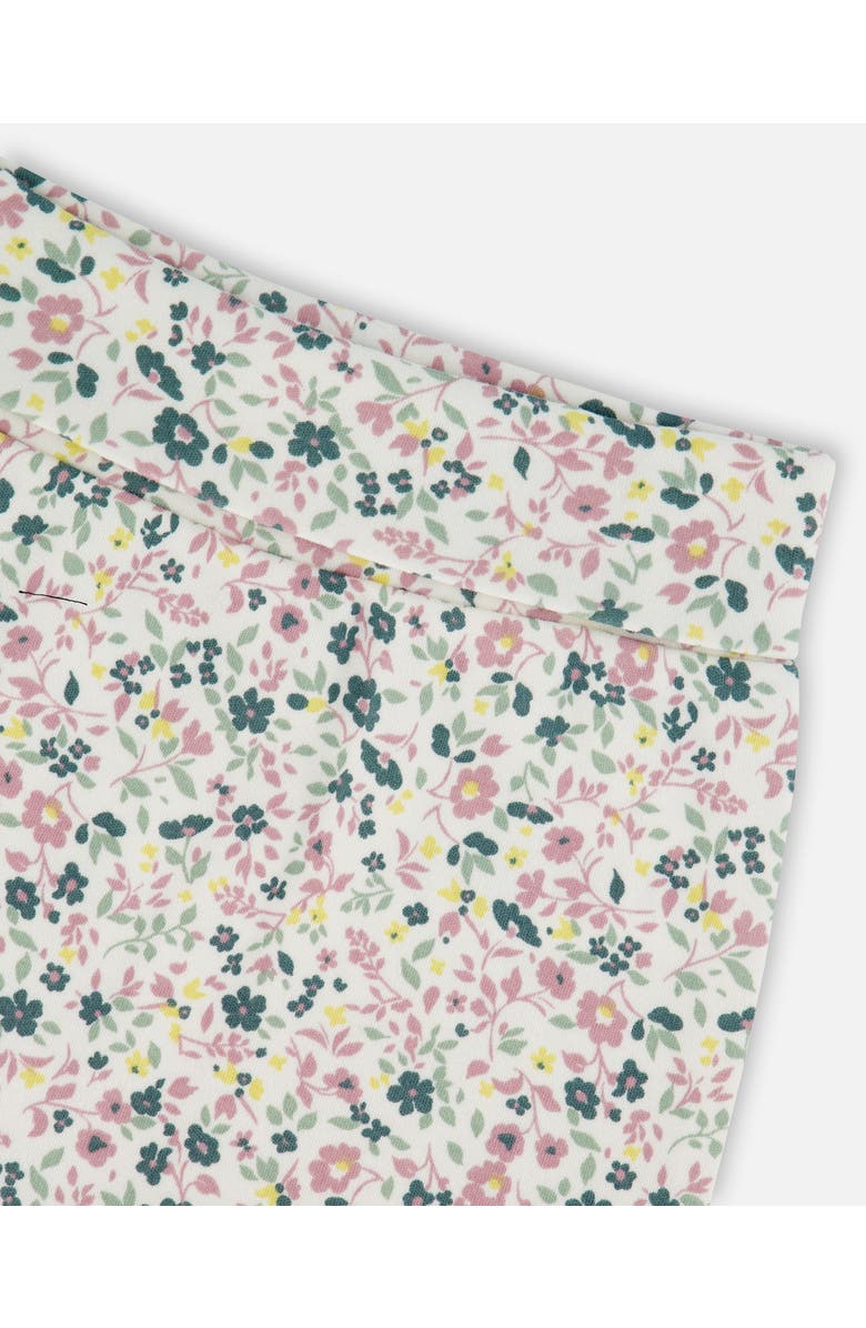 Deux par Deux Organic Cotton Evolutive Pant, Alternate, color, Off-White Floral