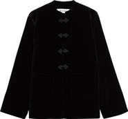 Róhe Pankou Closure Cotton Velveteen Jacket
