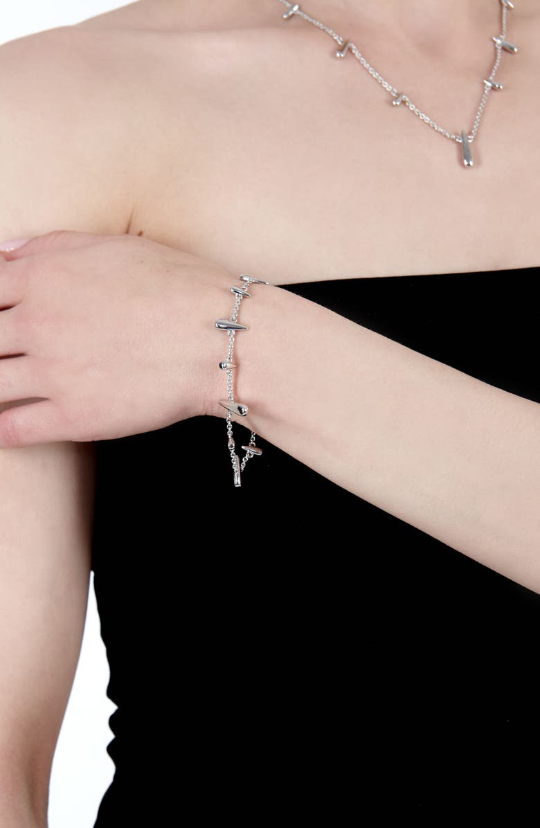 Lucy Quartermaine Shard Bracelet, Alternate, color, Sterling Silver