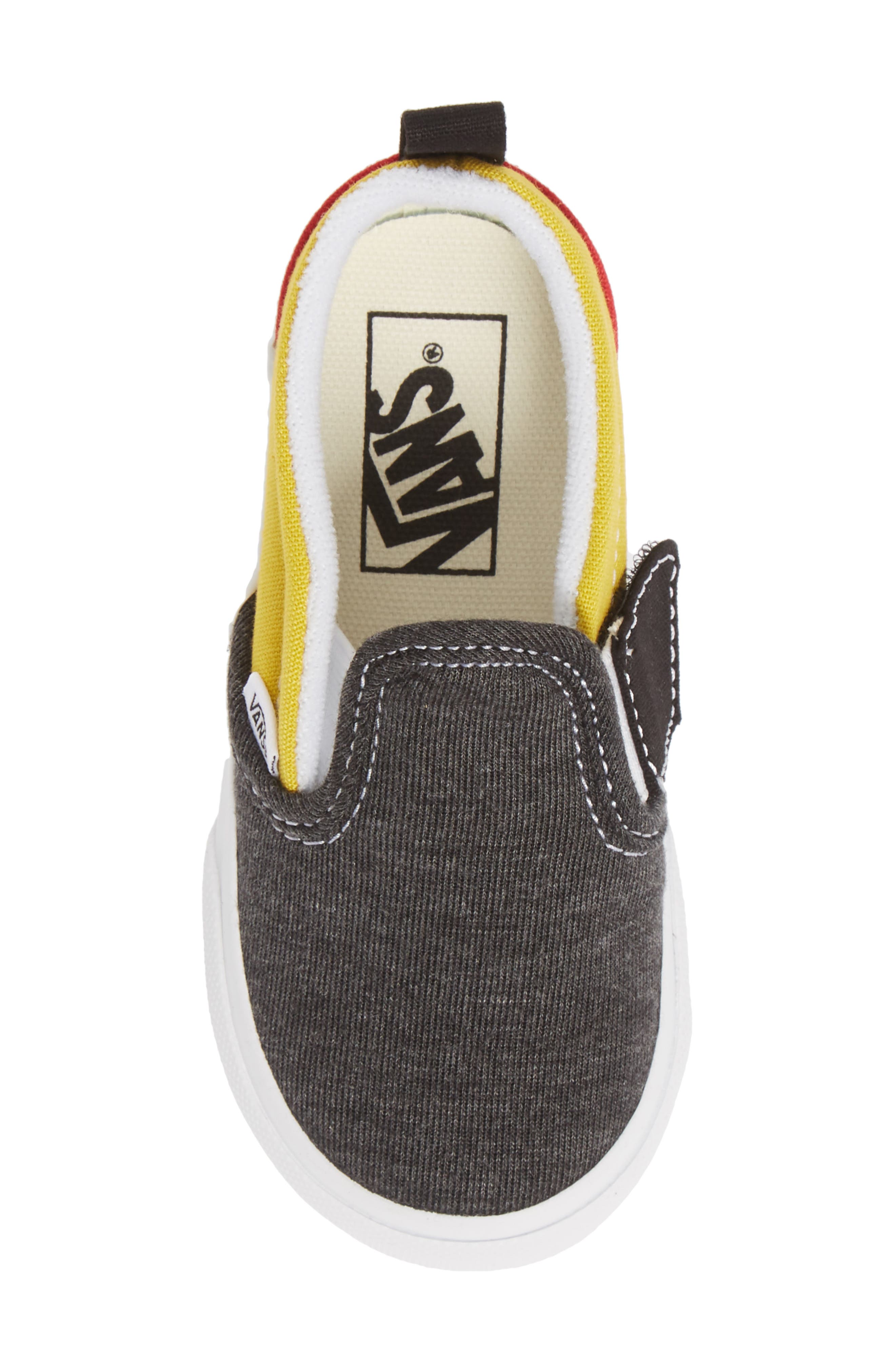 Classic Slip-On Sneaker, Alternate, color, BLACK/ TRUE WHITE