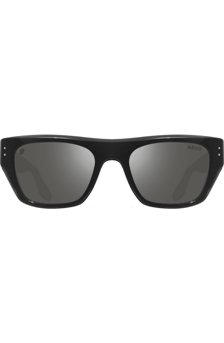 Rolling Stones Happy Sunglasses, Main, color, Graphite