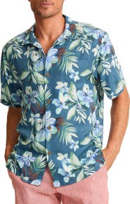 Tommy Bahama Hibiscus Bluff Silk Camp Shirt