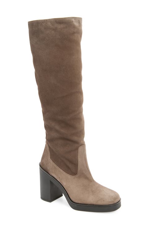 Bethenny Block Heel Tall Boot (Women)