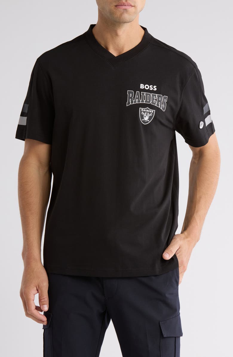 BOSS X NFL Huddle Crew T-Shirt, Main, color, 