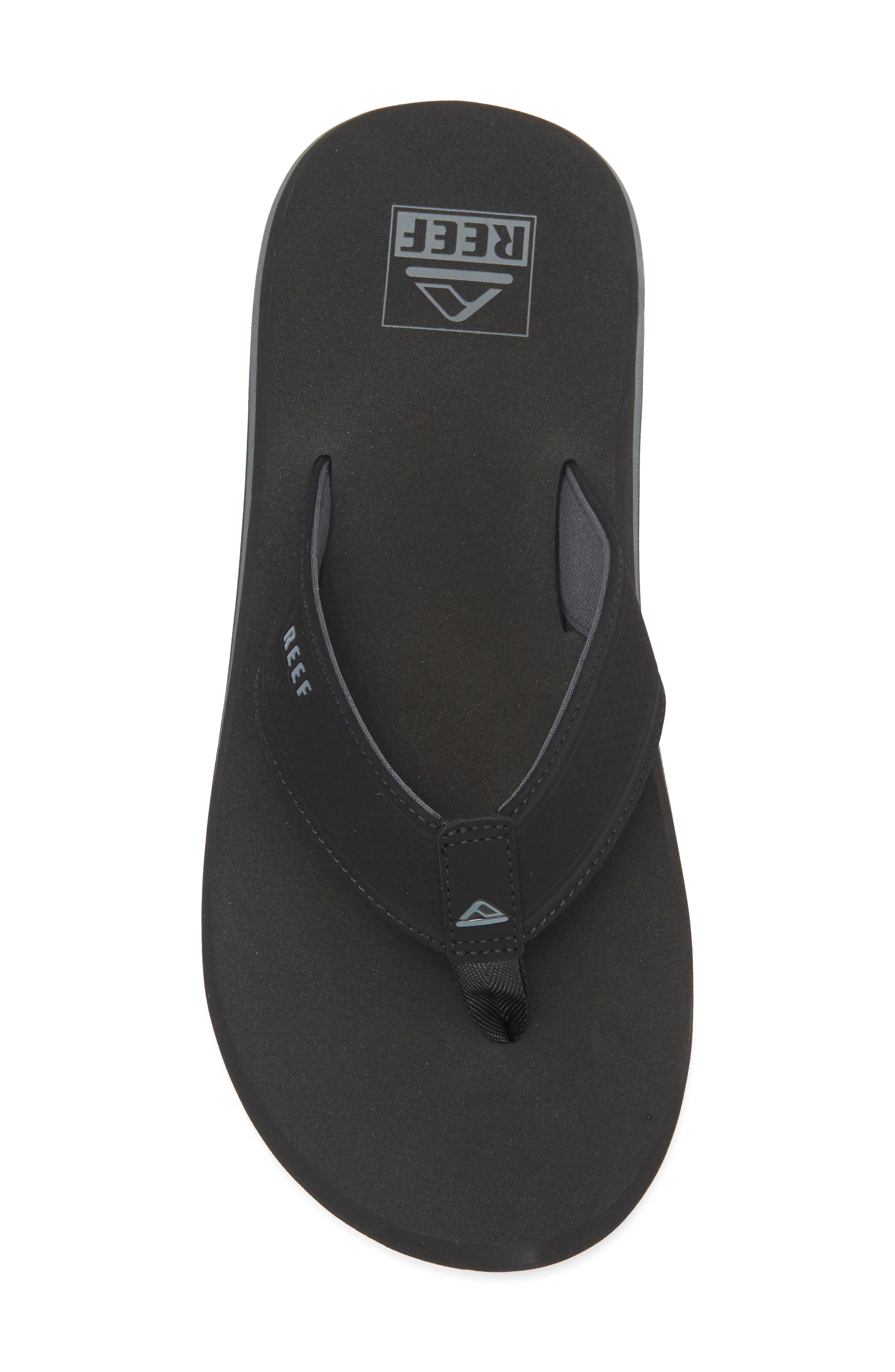 The Layback Flip Flop, Alternate, color, BLACK