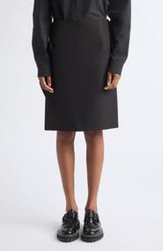 LII Contrast Back Midi Skirt