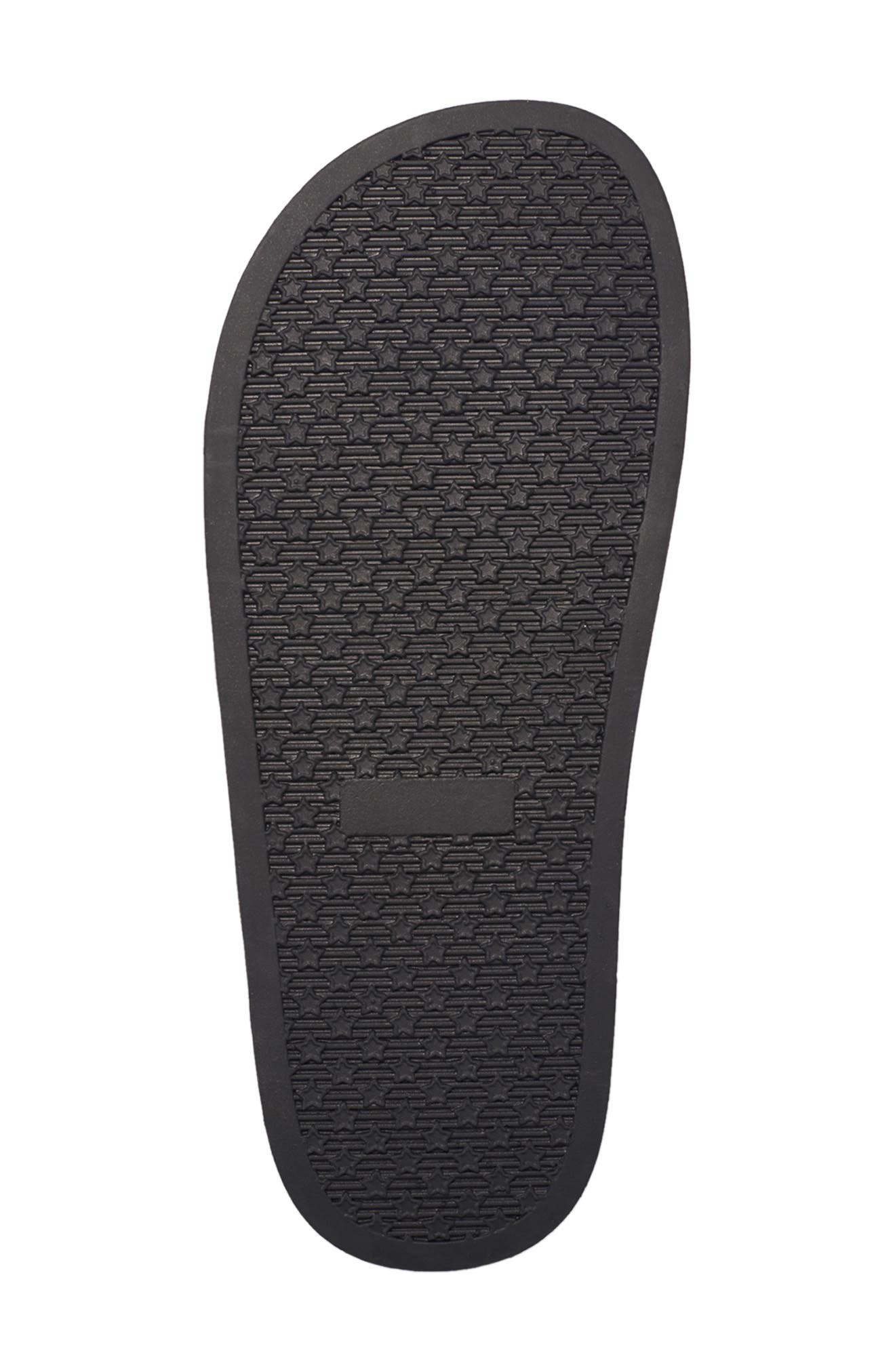 Slide Sandal, Alternate, color, BLACK/ WHITE
