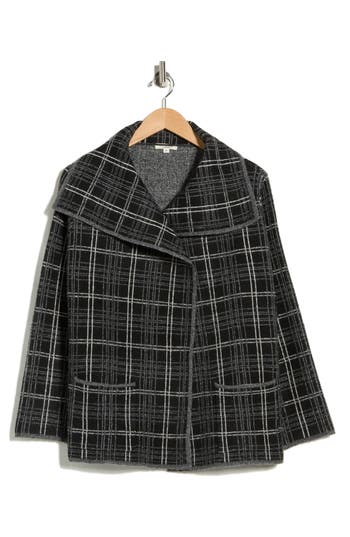 Max Studio Crop Sweater Coat