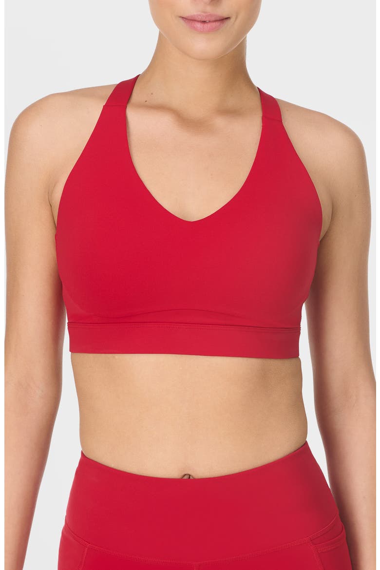Power Pulse Sports Bra, Main, color, PEPPER RED