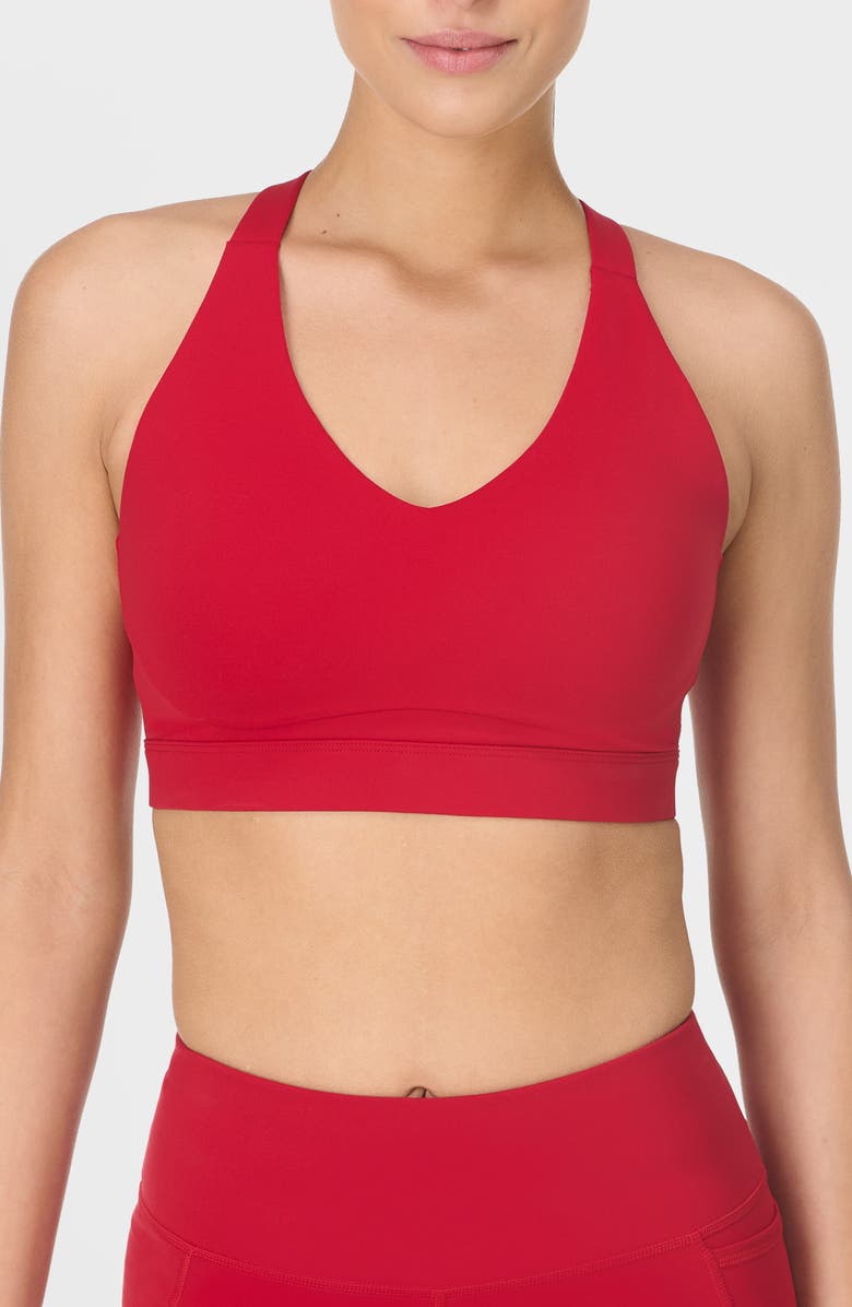 Sweaty Betty Power Pulse Sports Bra, Main, color, Pepper Red