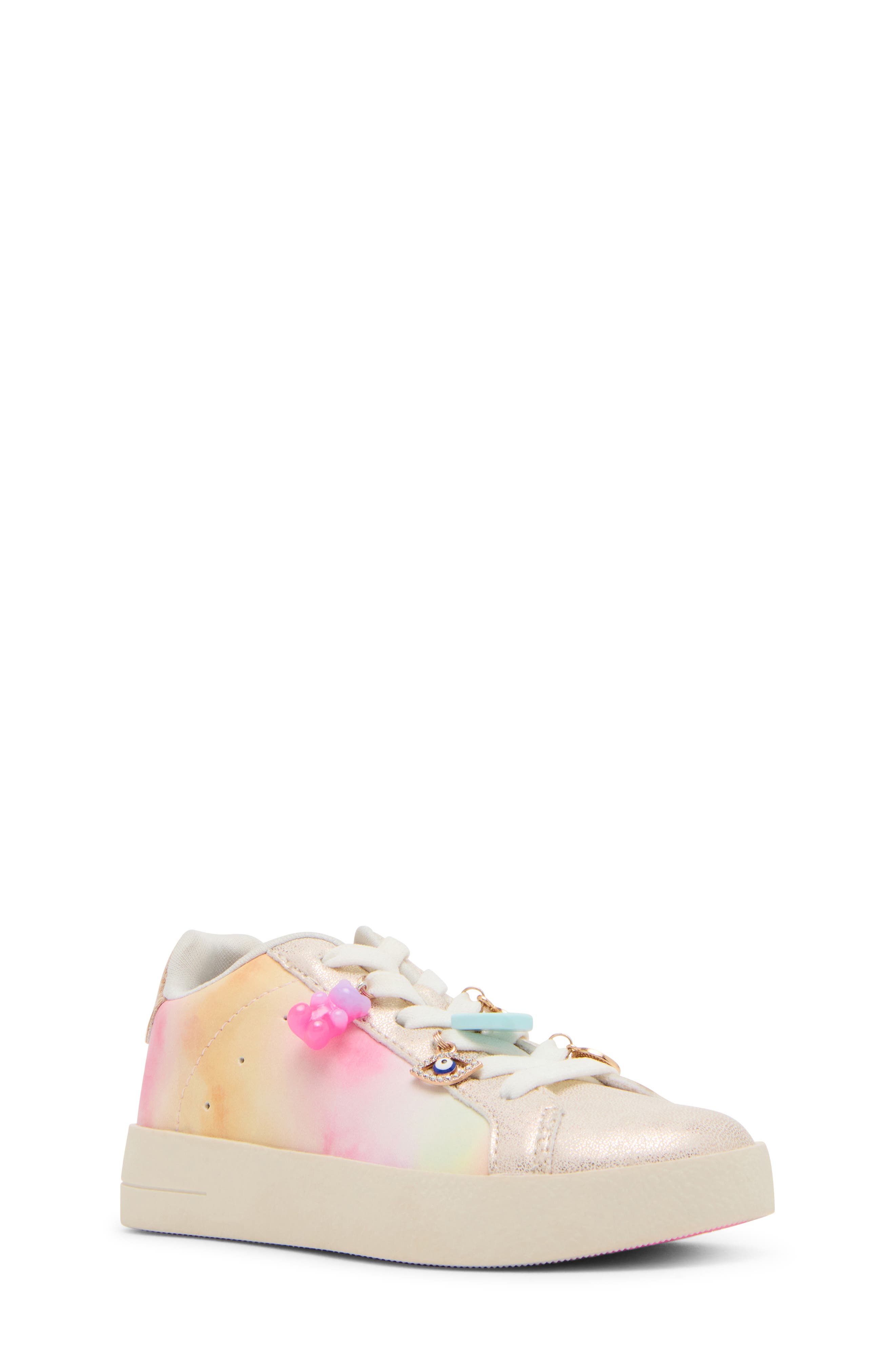 Steve Madden Kids' Charm Sneaker, Alternate, color, Pastel Multi