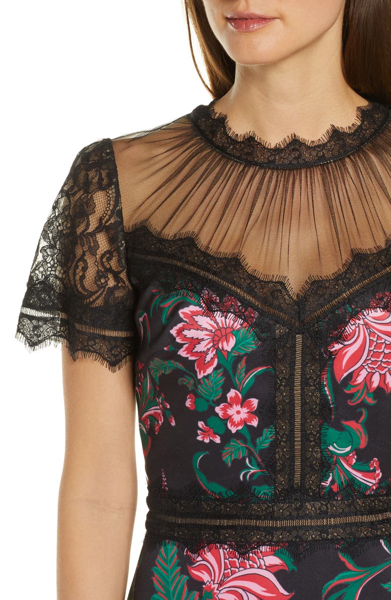chinese dress ladies Amazon.com: Tadashi Shoji Women's C/S Metallic Pintuck Dress W/Sequin LACE  Neckline and Split, Midnight : Clothing, Shoes & Jewelry