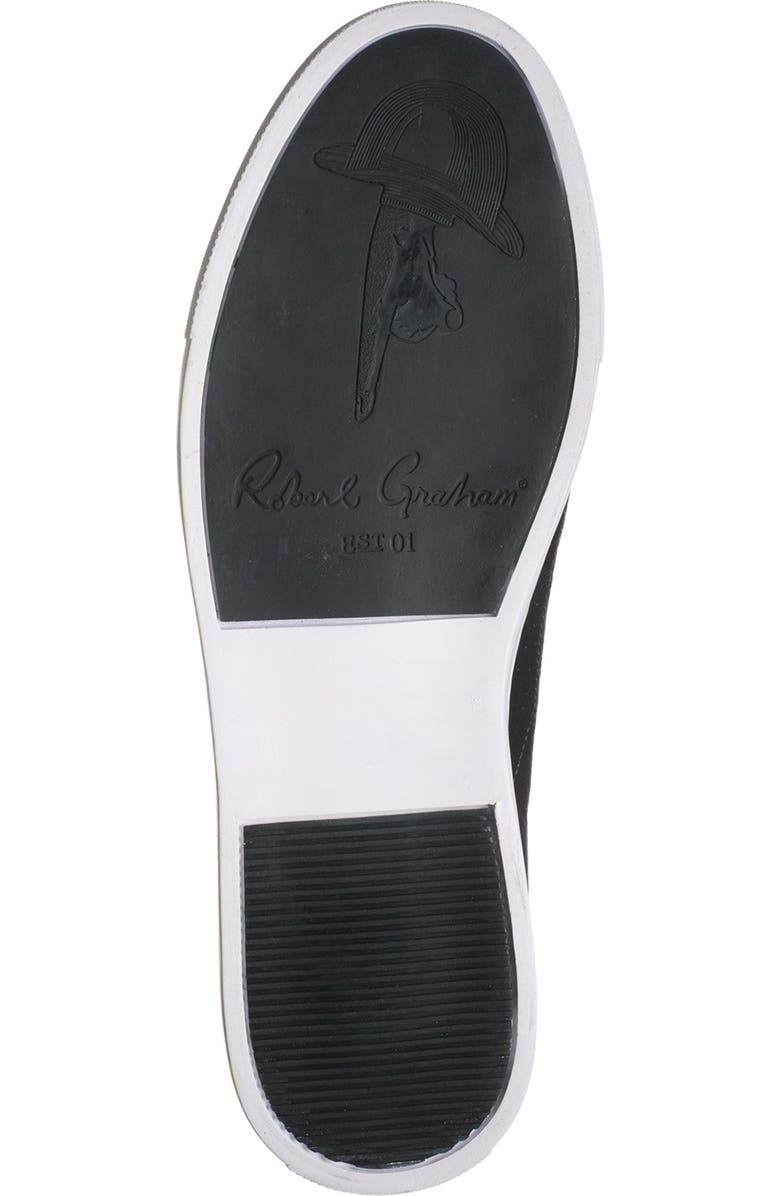Robert Graham Blackburn Leather Sneaker - Wide Width, Alternate, color,