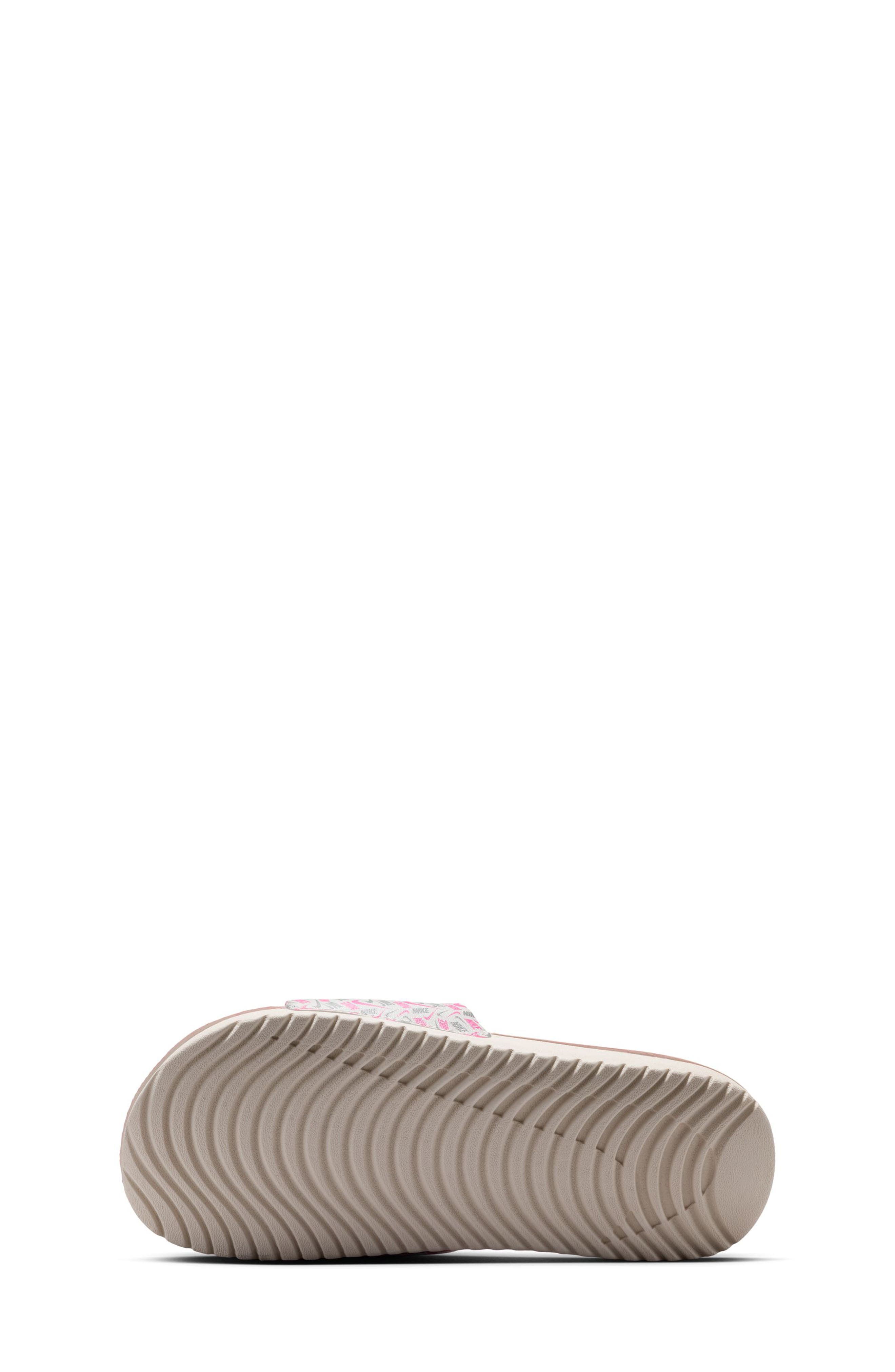 Kawa Slide, Alternate, color, SAIL/ PINK GLOW/ STEAM