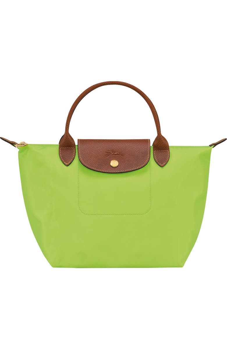 Longchamp Le Pliage Green Recycled Nylon Canvas Small Top Handle Bag, Main, color,