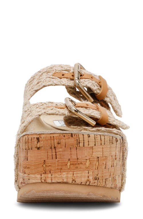 Steve Madden Kali Platform Sandal In Natural Multi