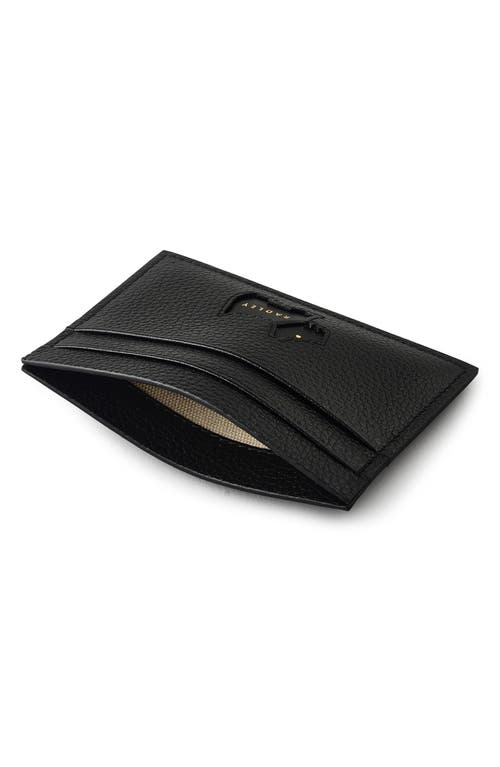 Radley Cookie Cutter Leather Card Case In Black