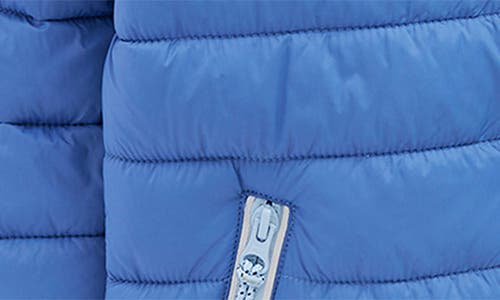 Mini Boden Kids' Pack Away Quilted Jacket In Blue