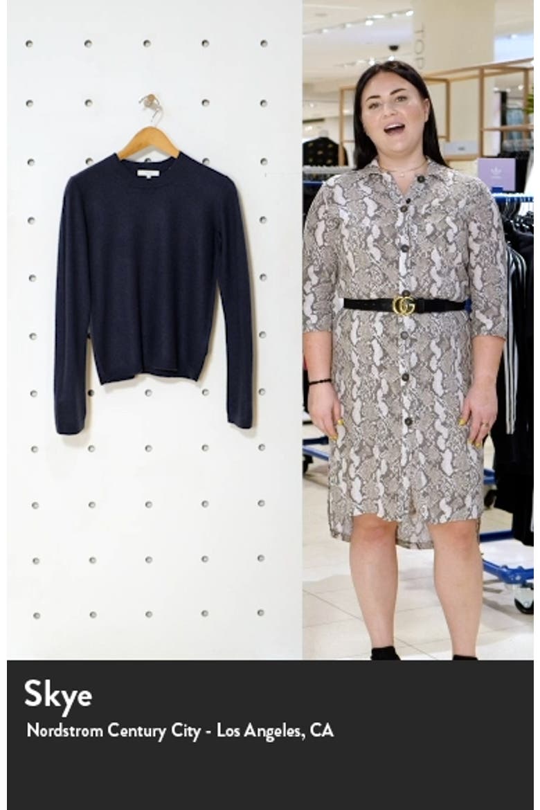 Camuto Cashmere Crewneck Sweater video