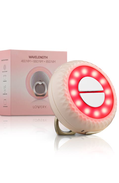2-in-1 LED Red Light Therapy Skincare Device with EMS & Vibration