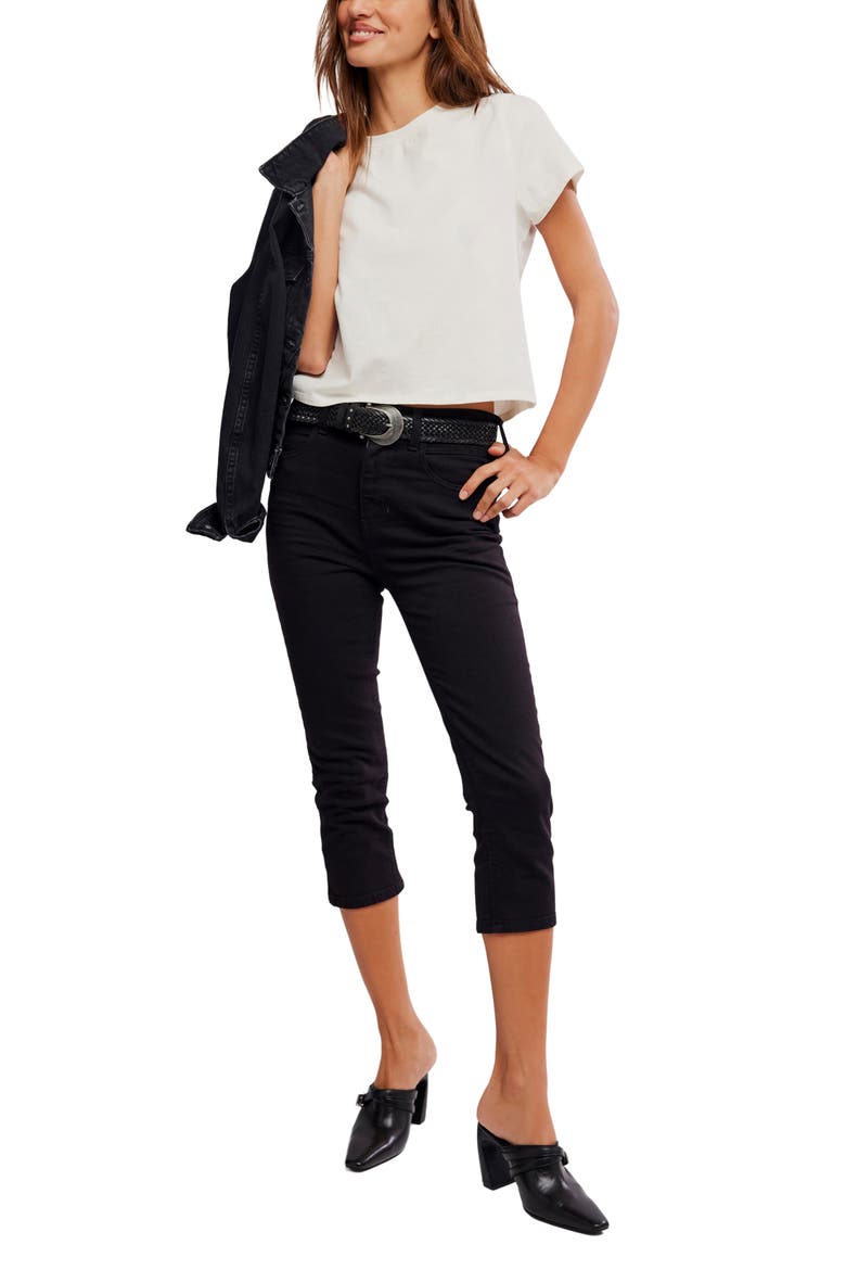 Hot Take Crop Slim Fit Jeans, Alternate, color, DRIVE